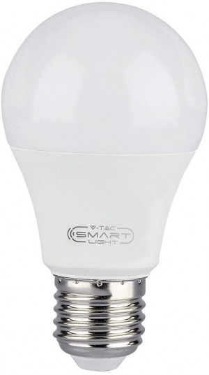 LAMPADINA LED SMART MULTICOLORE E27 10W RGB ALEXA E GOOGLE HOME CONTROLLO REMOTO 