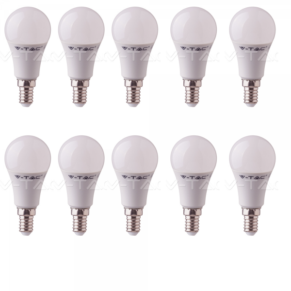 10 LAMPADINE LED V-Tac Bulbo E27 da 9W a 17W Lampade Luce Calda Naturale  Fredda