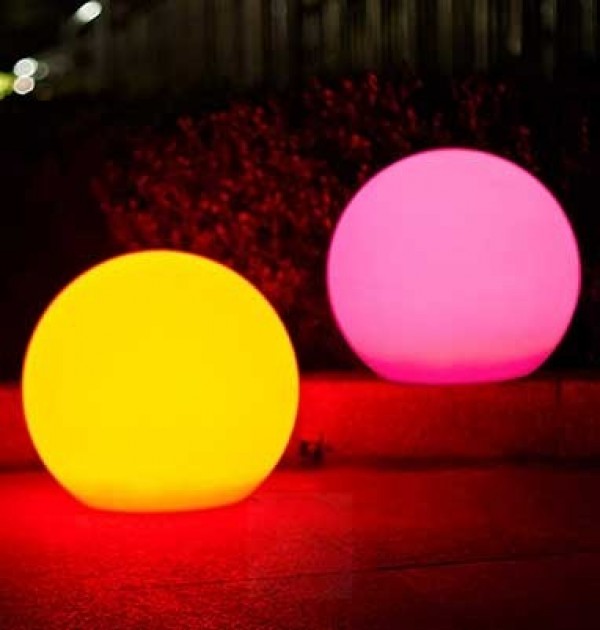Sfera luminosa LED giardino da esterno da 40 cm con lampada inclusa  MULTICOLOR RGB V-TAC VT-7807 - V-TAC - FARI DA ESTERNO - ILLUMINAZIONE
